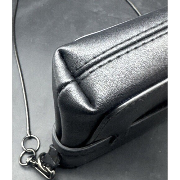 Reed Krakoff BLACK Clutch Handbag Crossbody Pockets Removeable Strap - Picture 5 of 16